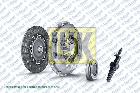 LUK 623308221 Debriyaj Seti+Debriyaj Alt Merkezi Transporter T5 1.9tdi Axb Motor (03->)